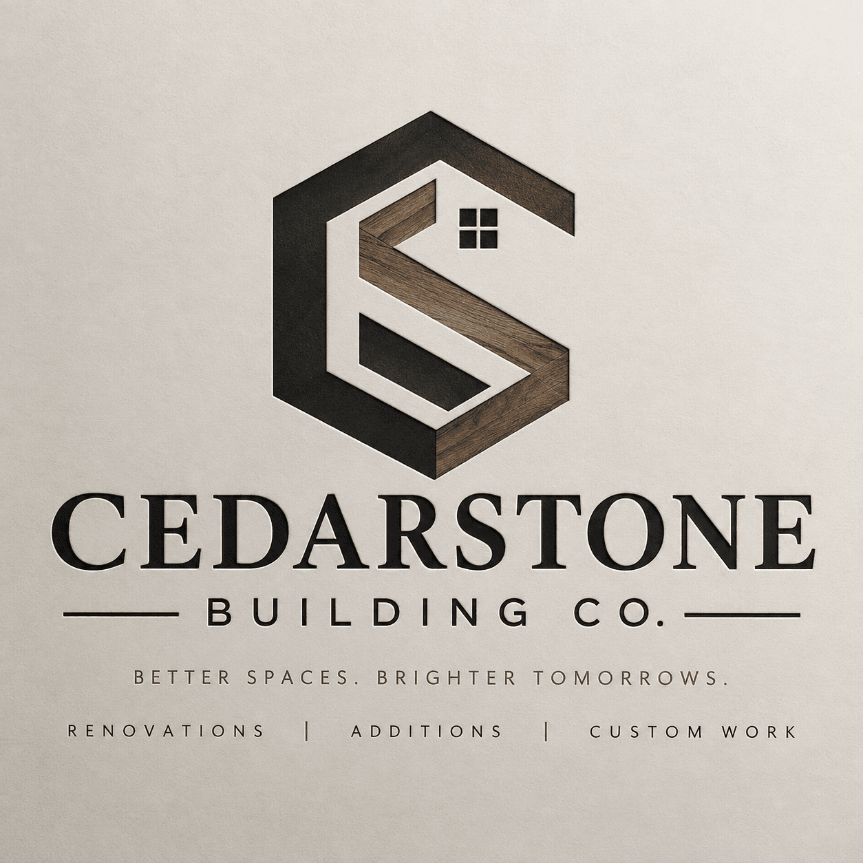 Cedarstone Building Co. — Better spaces. Brighter tomorrows. Renovations, additions, custom work.